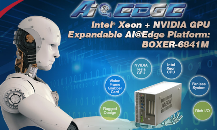 Безвентиляторный ПК AAEON BOXER-6841M с поддержкой NVIDIA GPU
